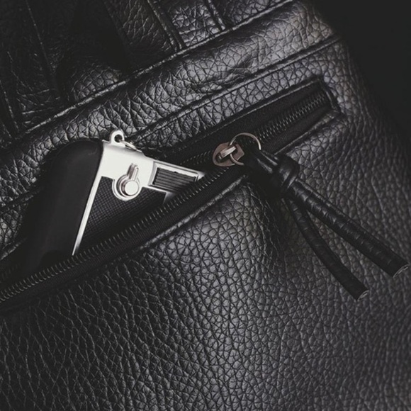 πHPπ π DUBLIN Studded Vegan Leather Backpack - Picture 8 of 8